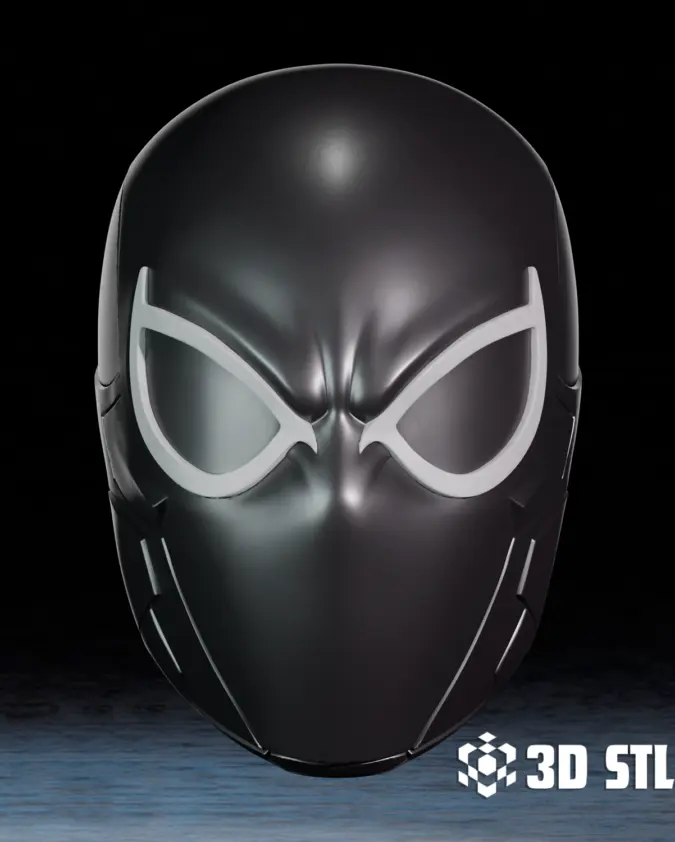 Agent Venom Mask STL – Wearable Marvel Symbiote Helmet