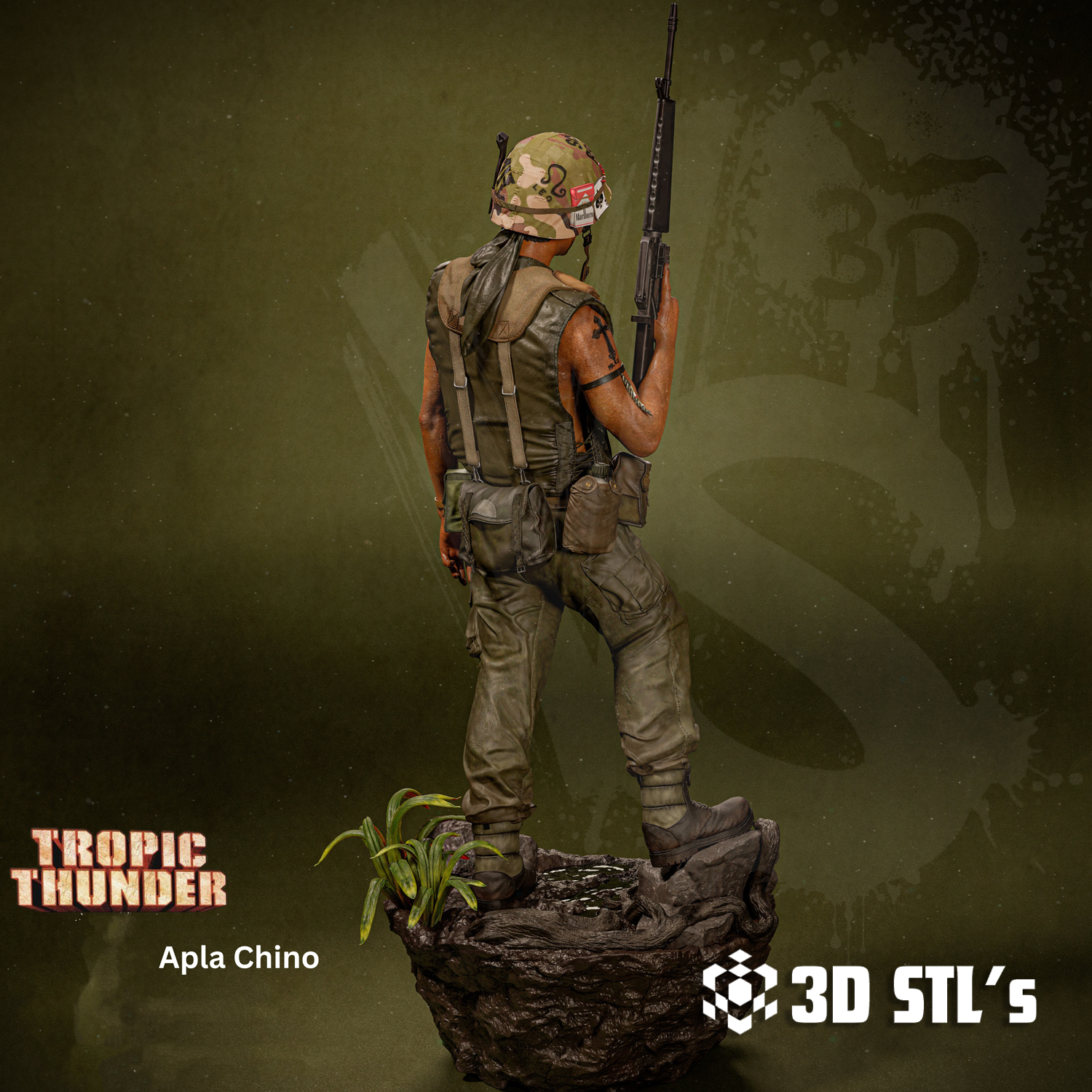 Alpa Chino STL – 3D print preview 5