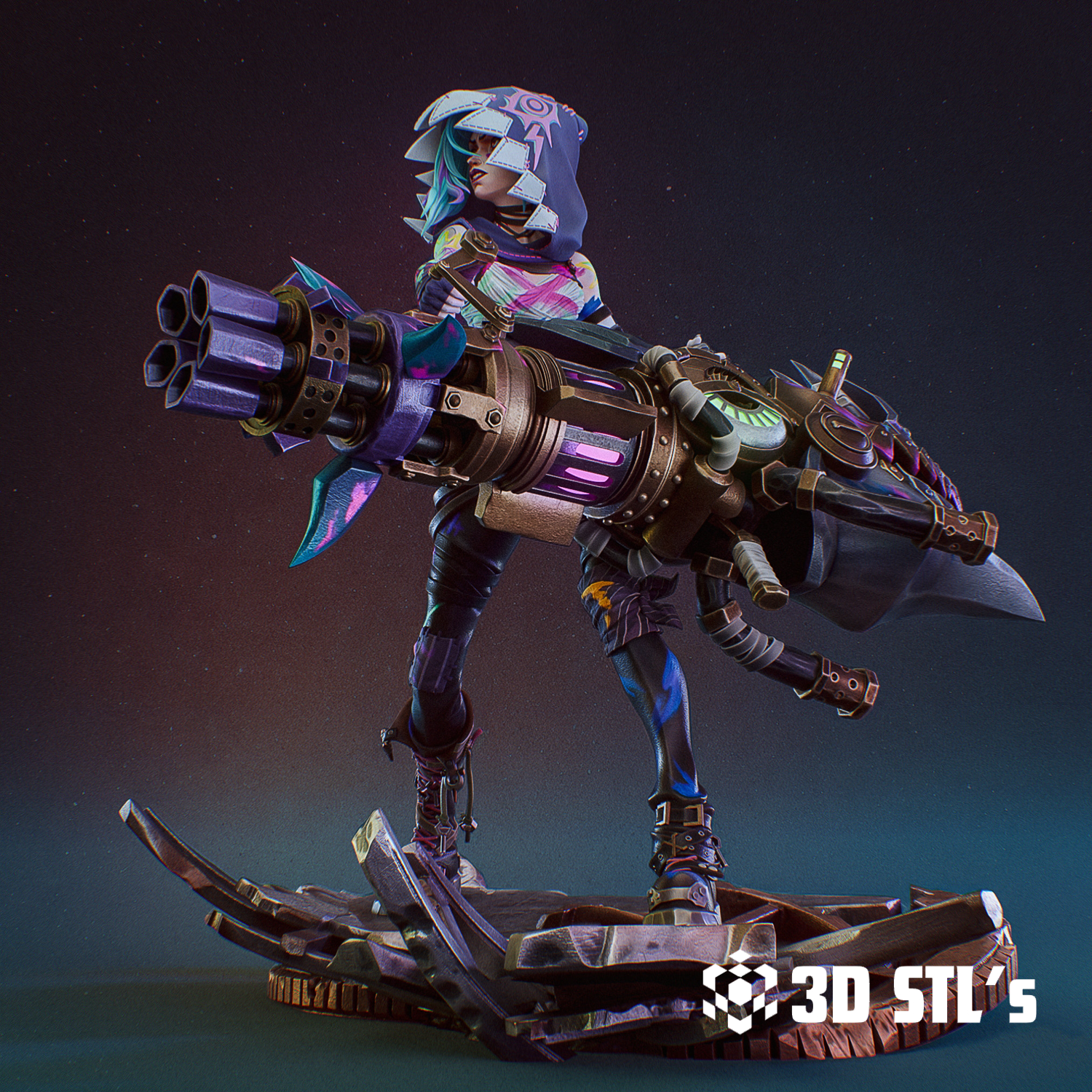 Arcane Jinx STL File – 3D print preview 3