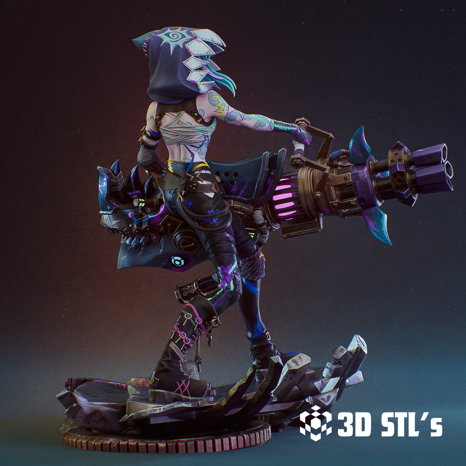 Arcane Jinx STL File – 3D print preview 5