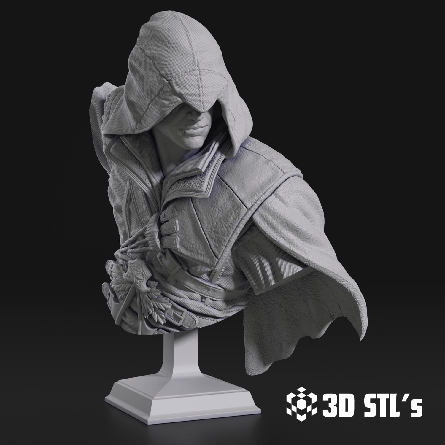 Assassin's Creed STL File – 3D print preview 6