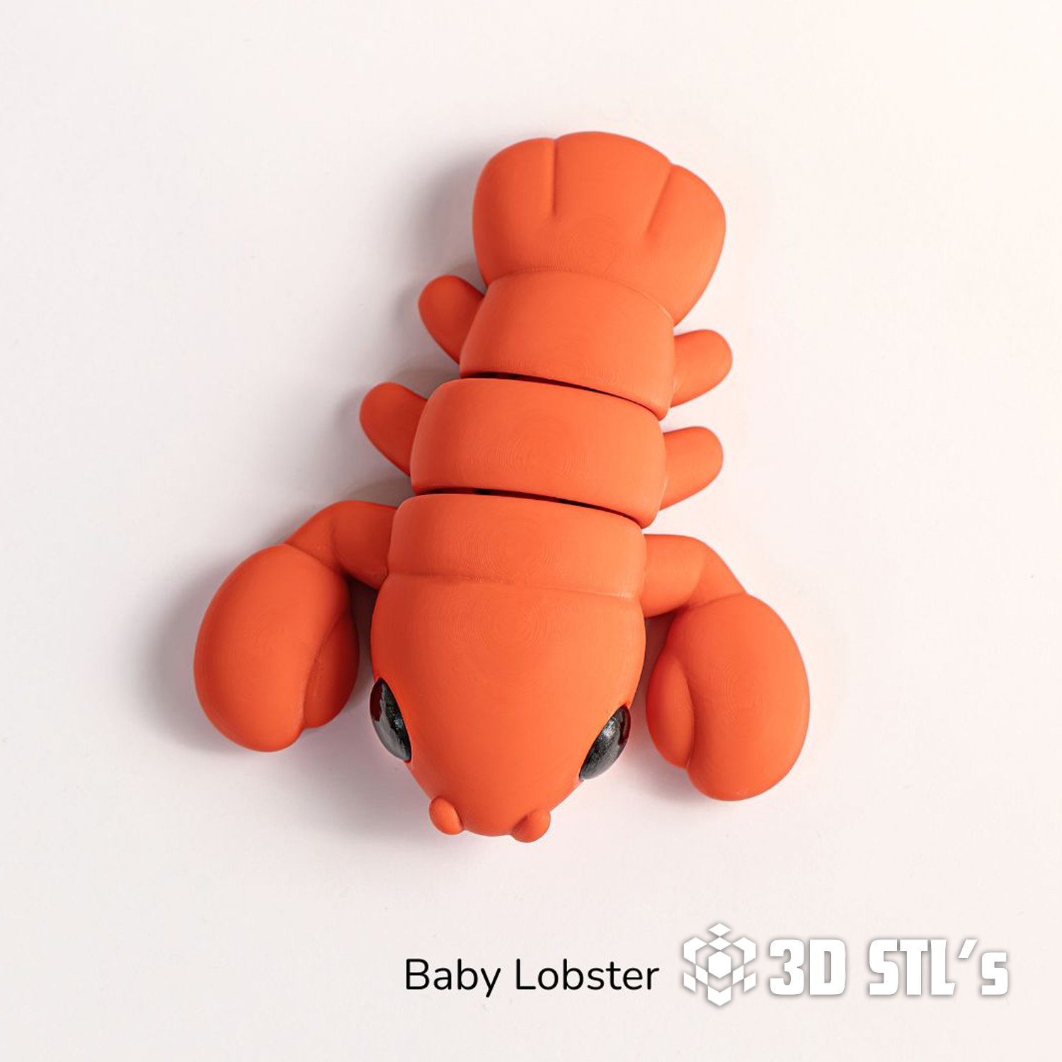 Baby Lobster STL & 3MF – 3D print preview 3