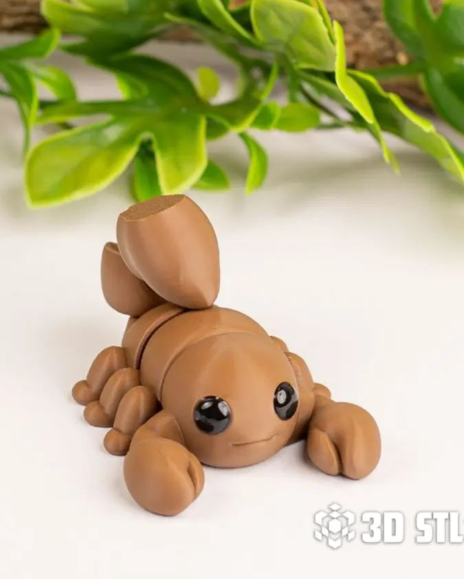 Flexi Mini Animals STL Bundle – 3D print preview 8