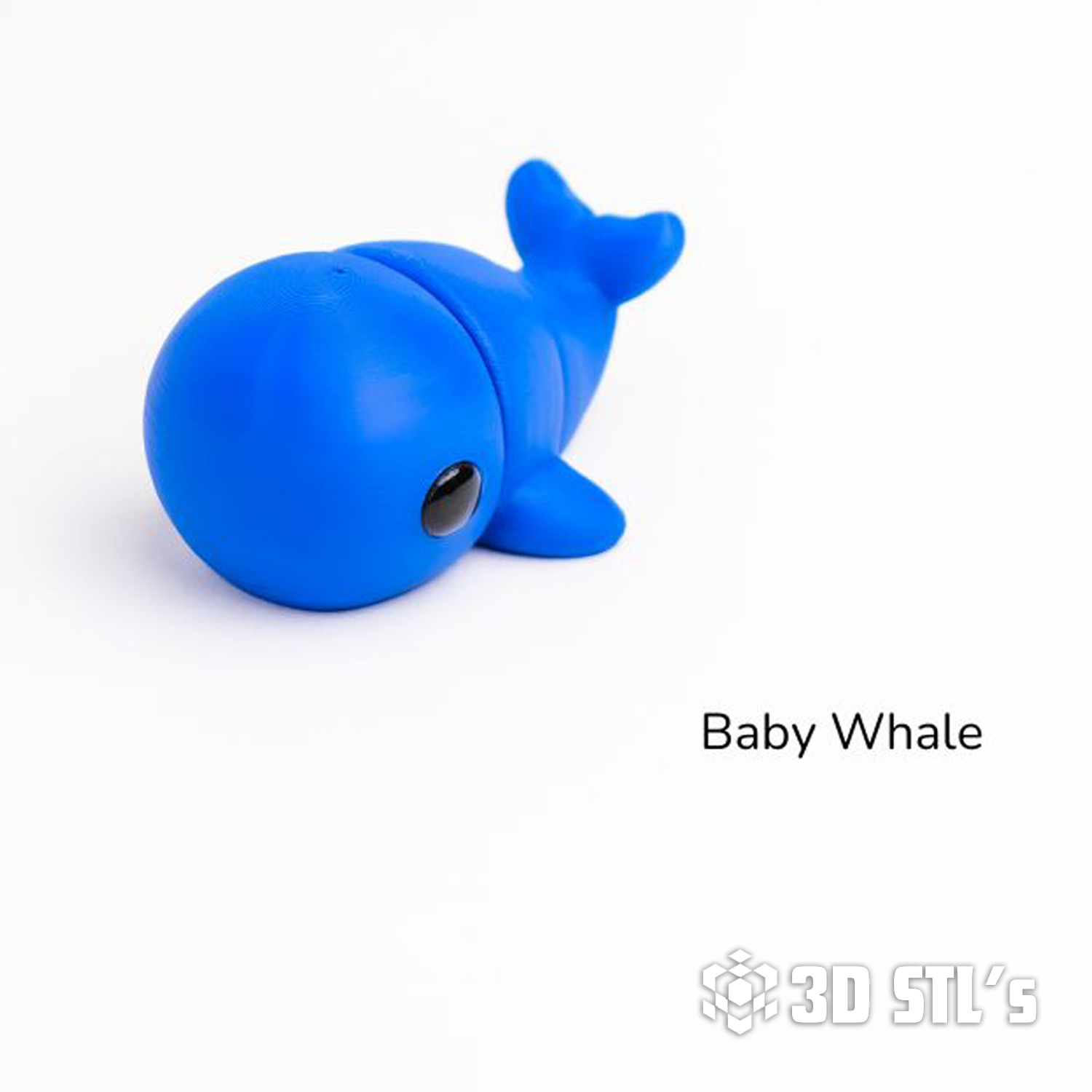 Baby Whale STL & 3MF – 3D print preview 2