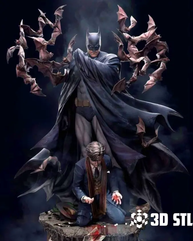 Batman Birth of Justice STL – Armoured Dark Knight Statue