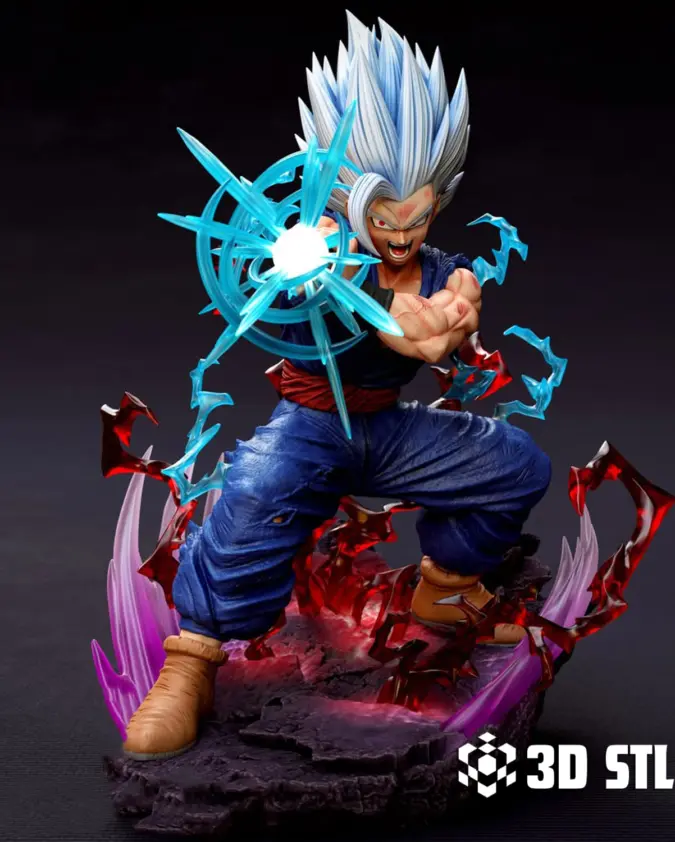 Beast Gohan 1/6 Scale STL – Dragon Ball Super 3D Print Figure