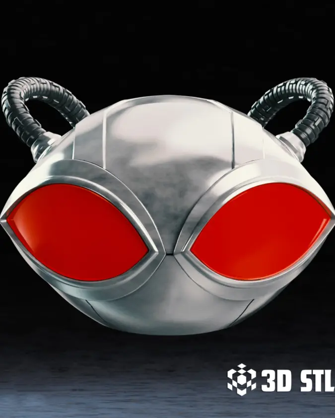 Black Manta Helmet STL – Aquaman 2 Wearable Cosplay Helmet