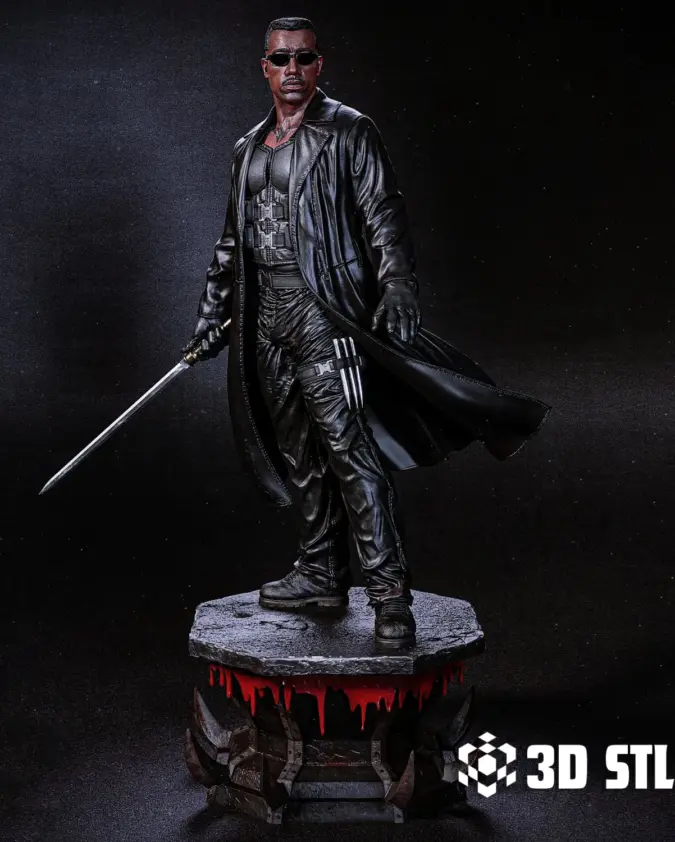 Blade 1/6 Scale STL – Marvel Daywalker 3D Print Figure