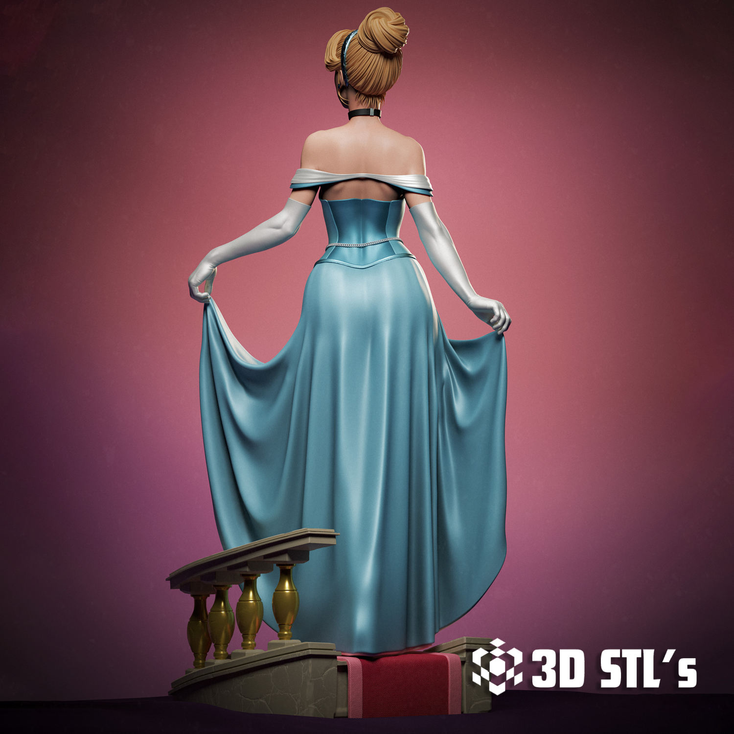 Cinderella STL – 3D print preview 3