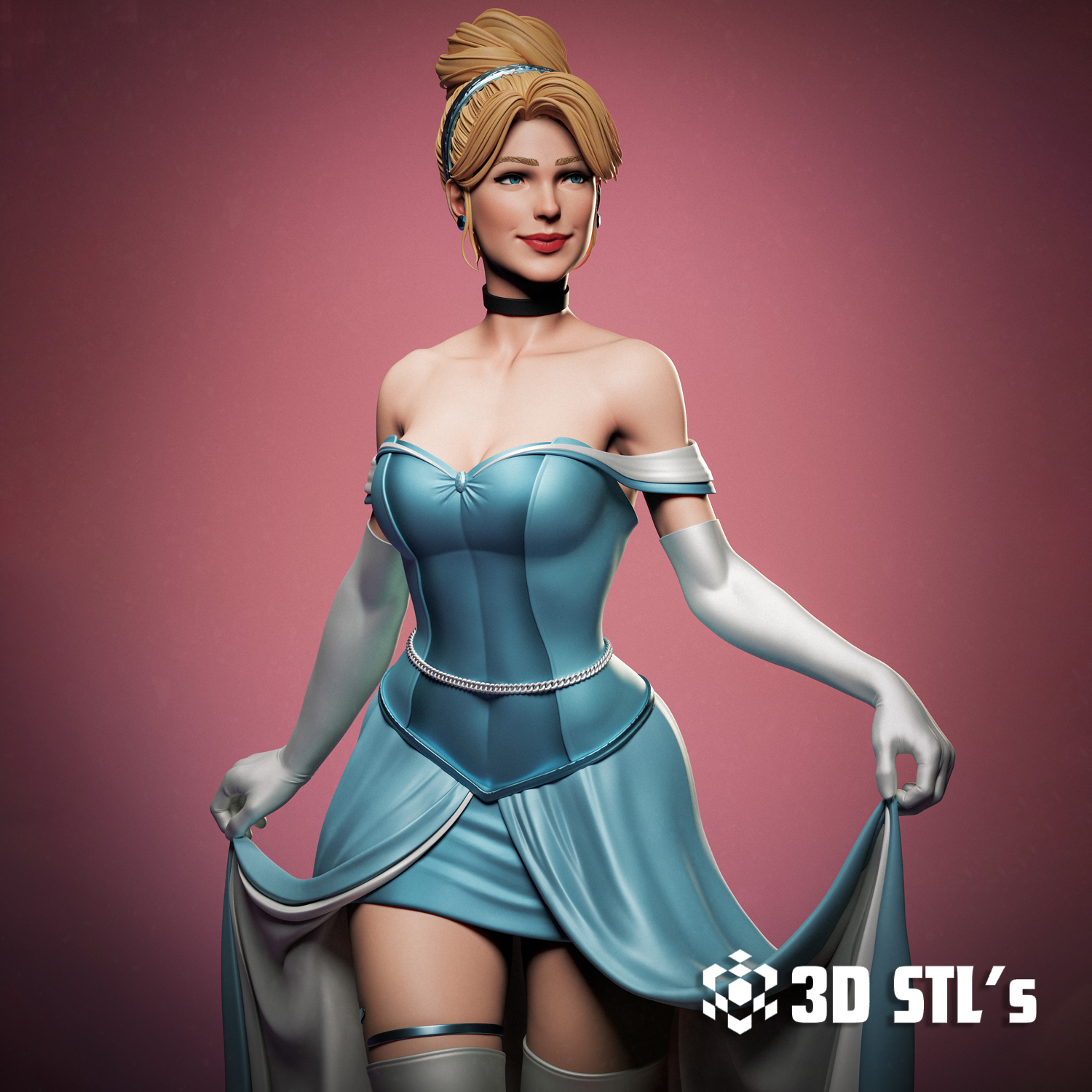 Cinderella STL – 3D print preview 4
