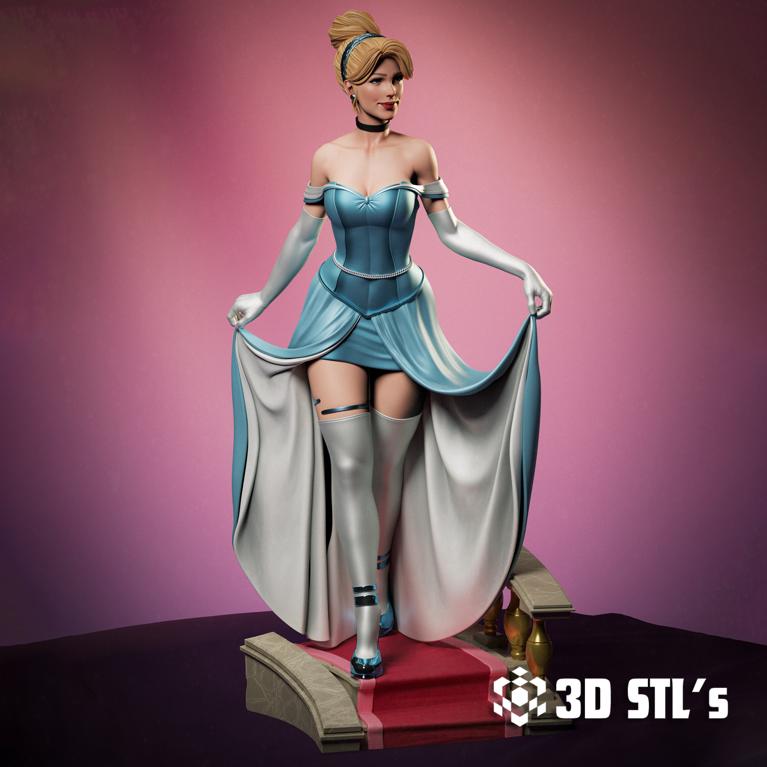 Cinderella STL – 3D print preview 5