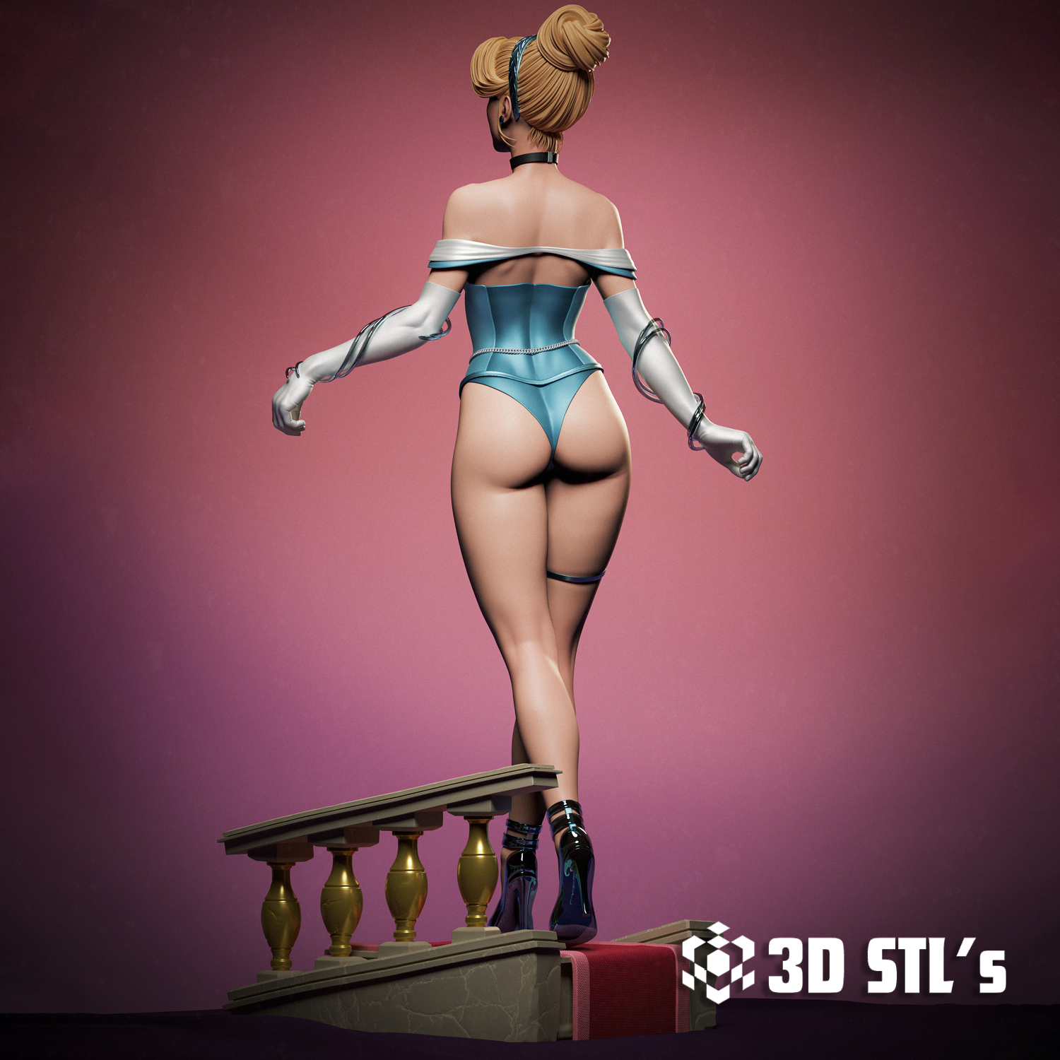 Cinderella STL – 3D print preview 7
