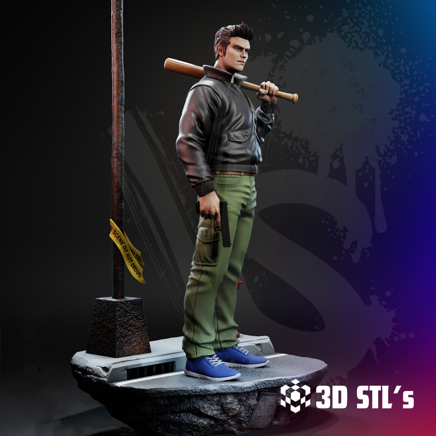 Claude Speed STL – 3D print preview 4