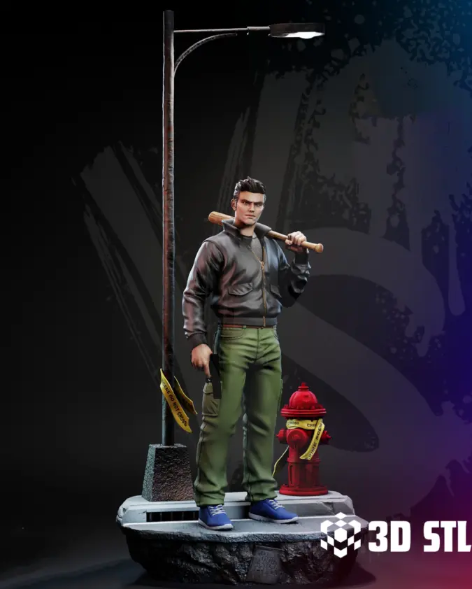 Claude Speed STL – GTA 3 Protagonist 1/6 Scale Figure