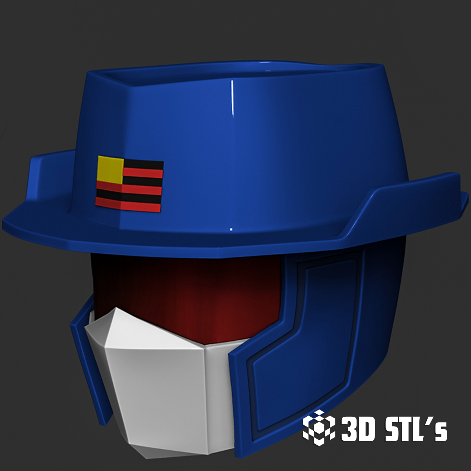 Colt Helmet STL – 3D print preview 3