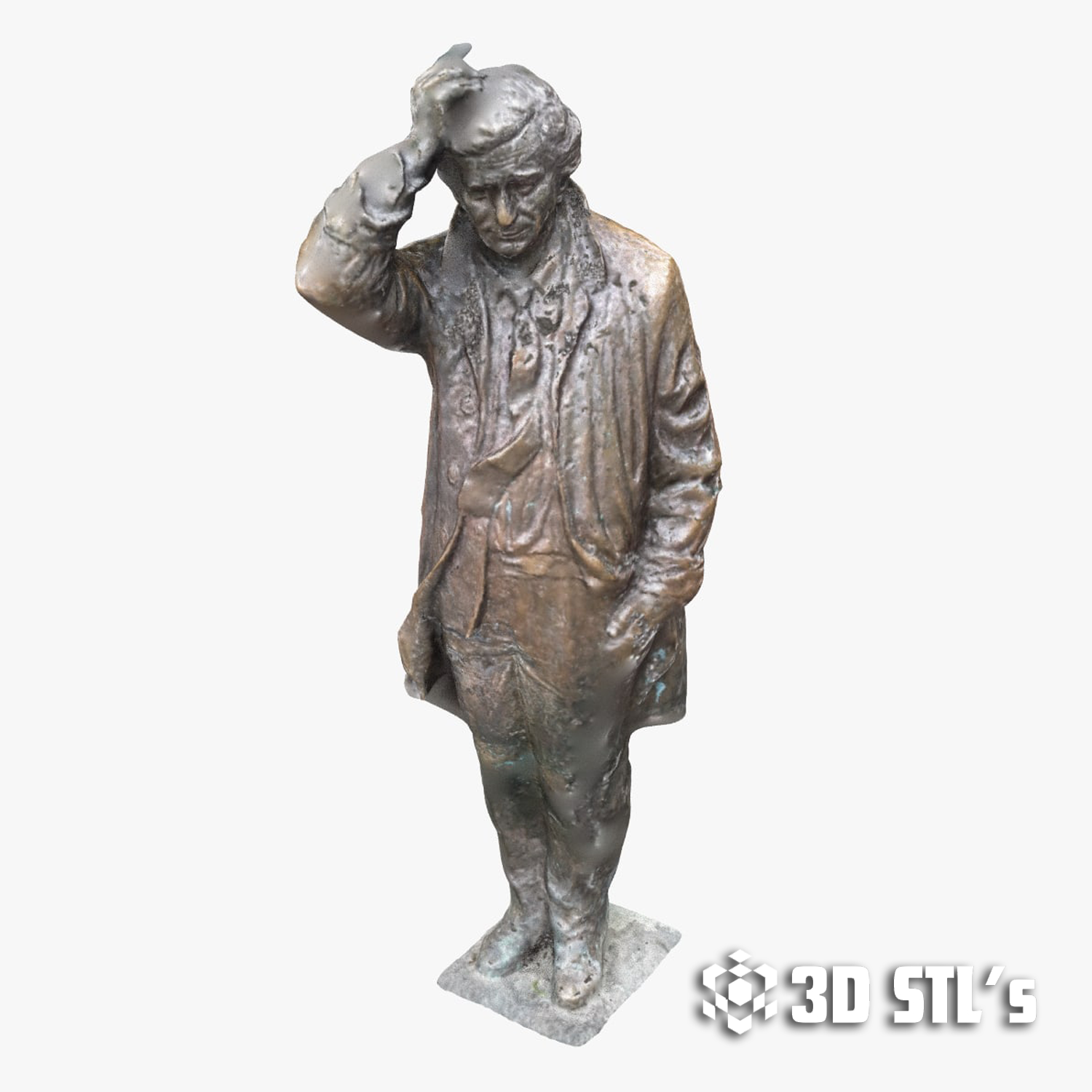 Columbo Statue STL – Classic TV Detective 3D Print