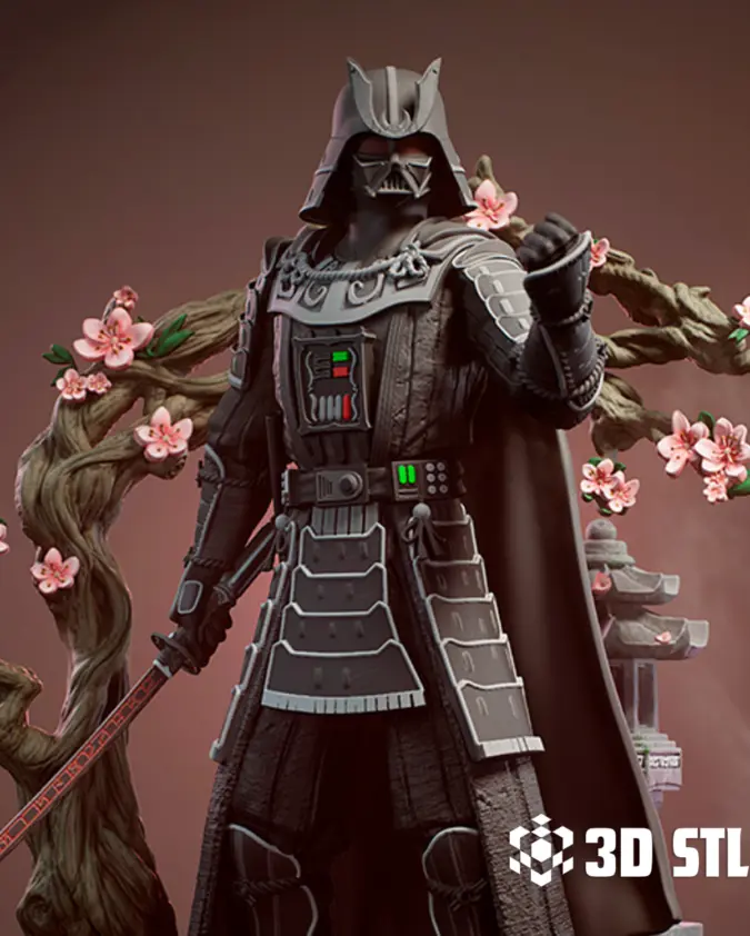 Samurai Darth Vader STL – Star Wars Armour Reimagined