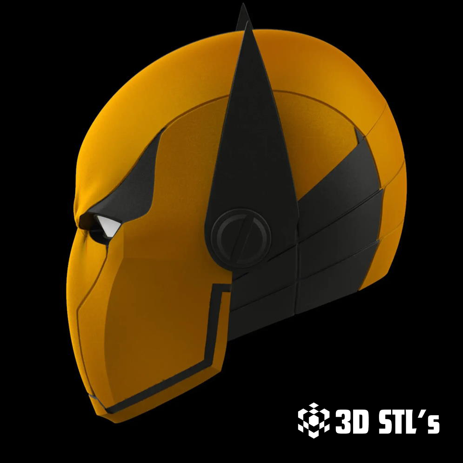 Deathstroke Batman Helmet STL – 3D print preview 3