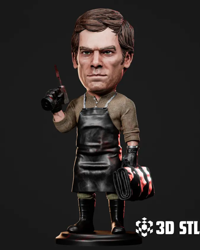 Dexter Chibi STL – TV Series Forensic Expert 3D Print