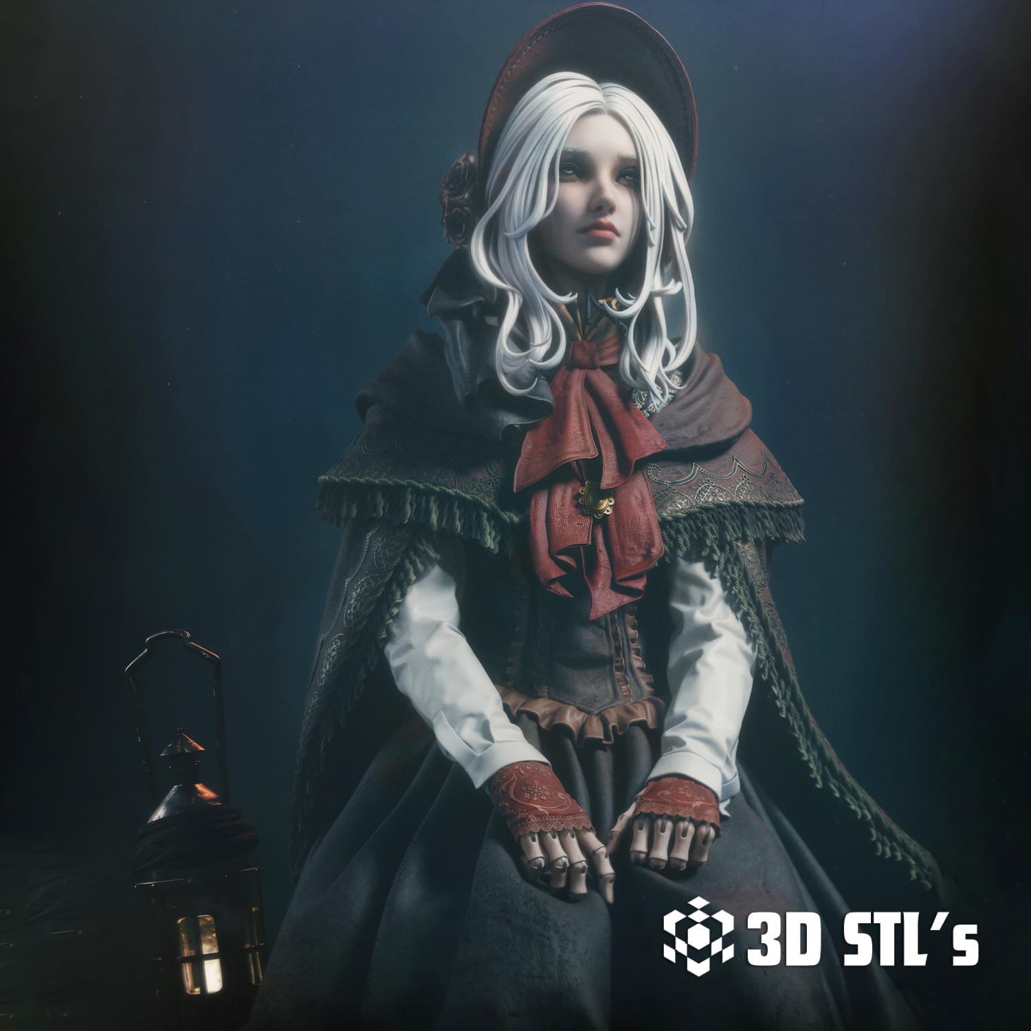 Doll STL – 3D print preview 2