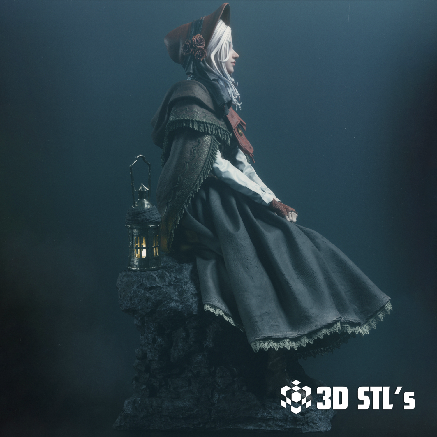 Doll STL – 3D print preview 3