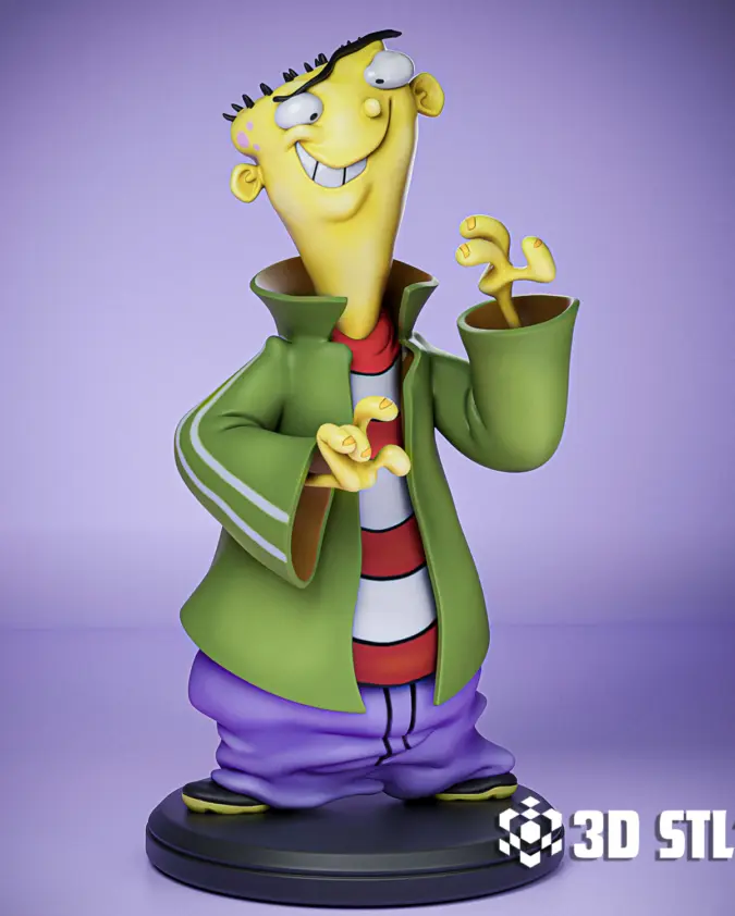 Ed, Edd n Eddy STL – Classic Cartoon Trio 3D Print Figure