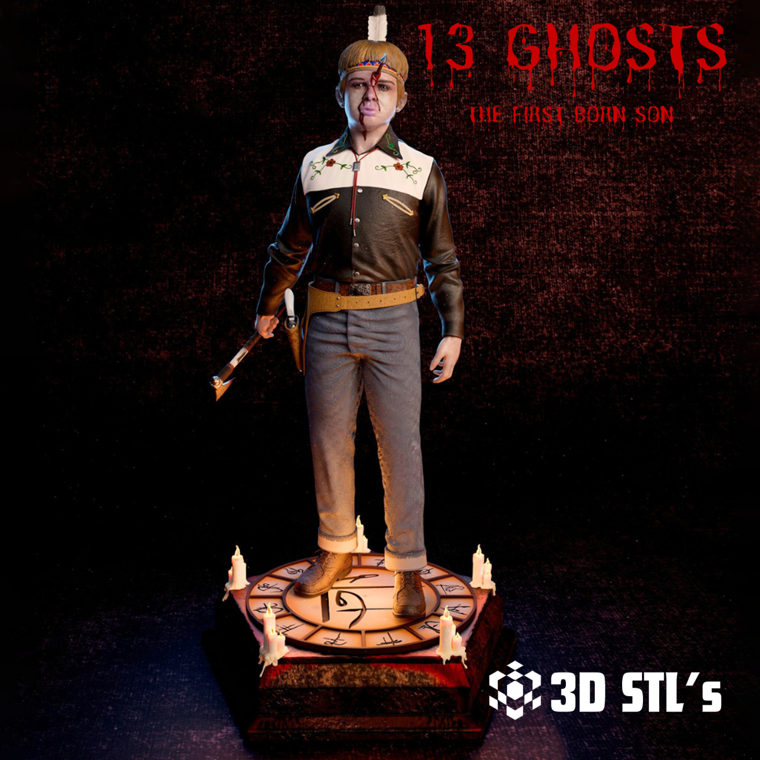 First Born Son STL – Thirteen Ghosts Billy Figure & Bust