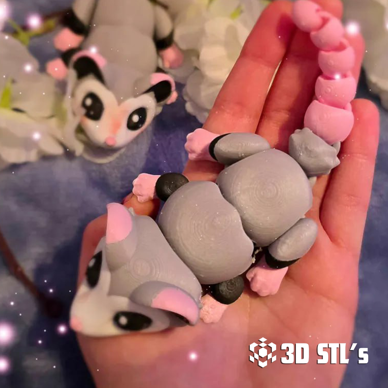 Flexi Mouse STL – 3D print preview 2