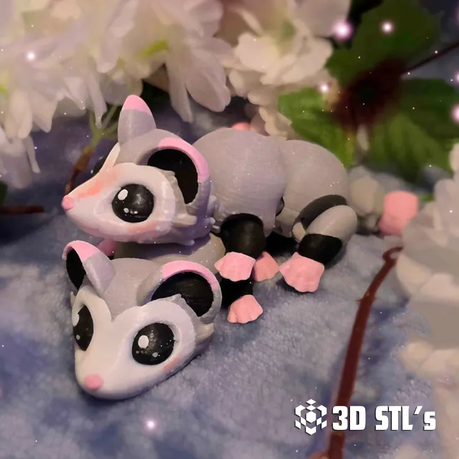 Flexi Mouse STL – Articulated Print-in-Place Fidget Toy