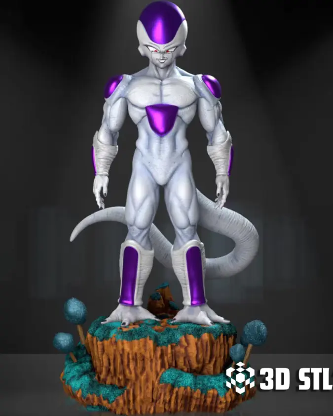 Frieza Final Form STL File – Dragon Ball 3D Print Figure