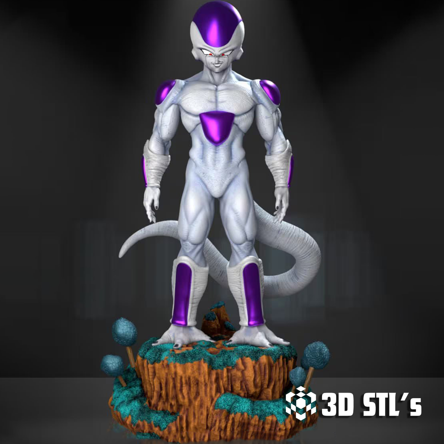 Frieza Final Form STL File – Dragon Ball 3D Print Figure