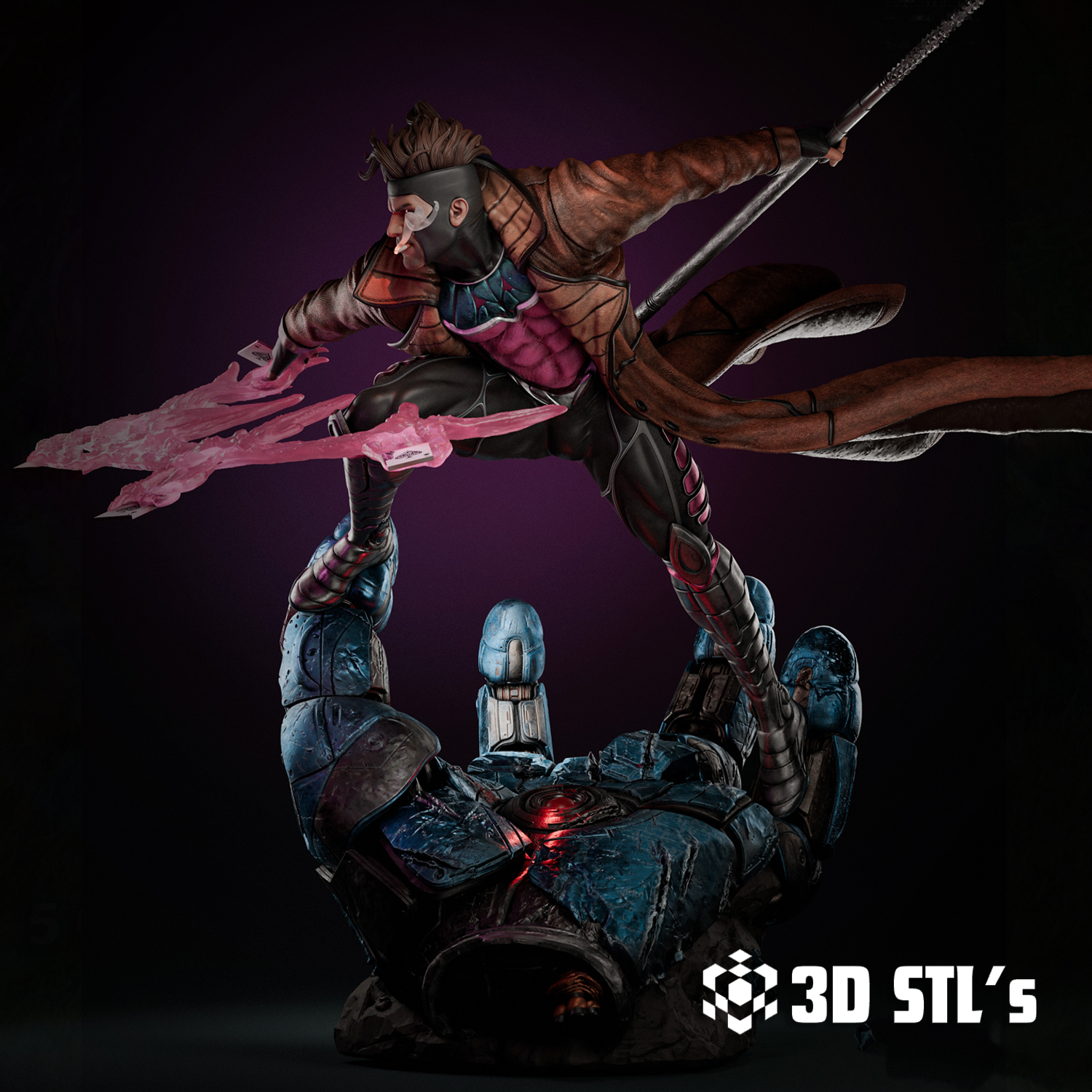 Gambit STL File – 3D print preview 2