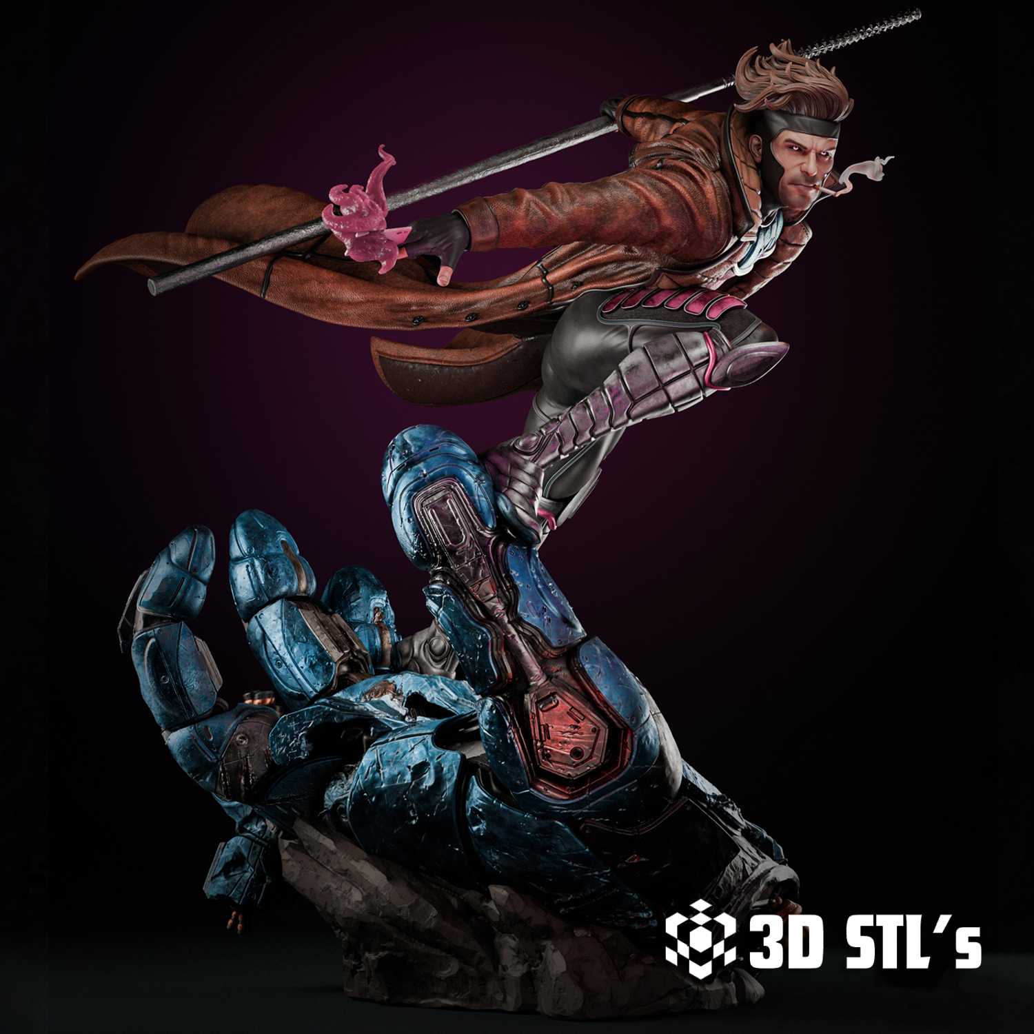 Gambit STL File – 3D print preview 4