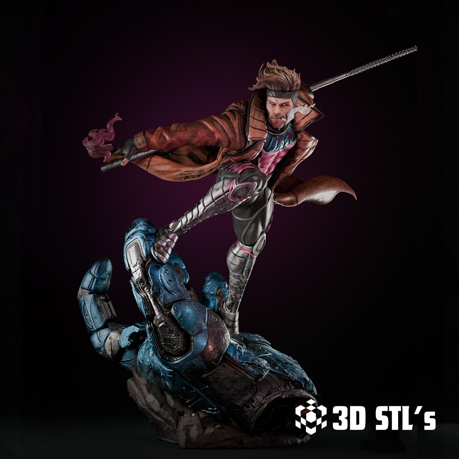 Gambit STL File – 3D print preview 5