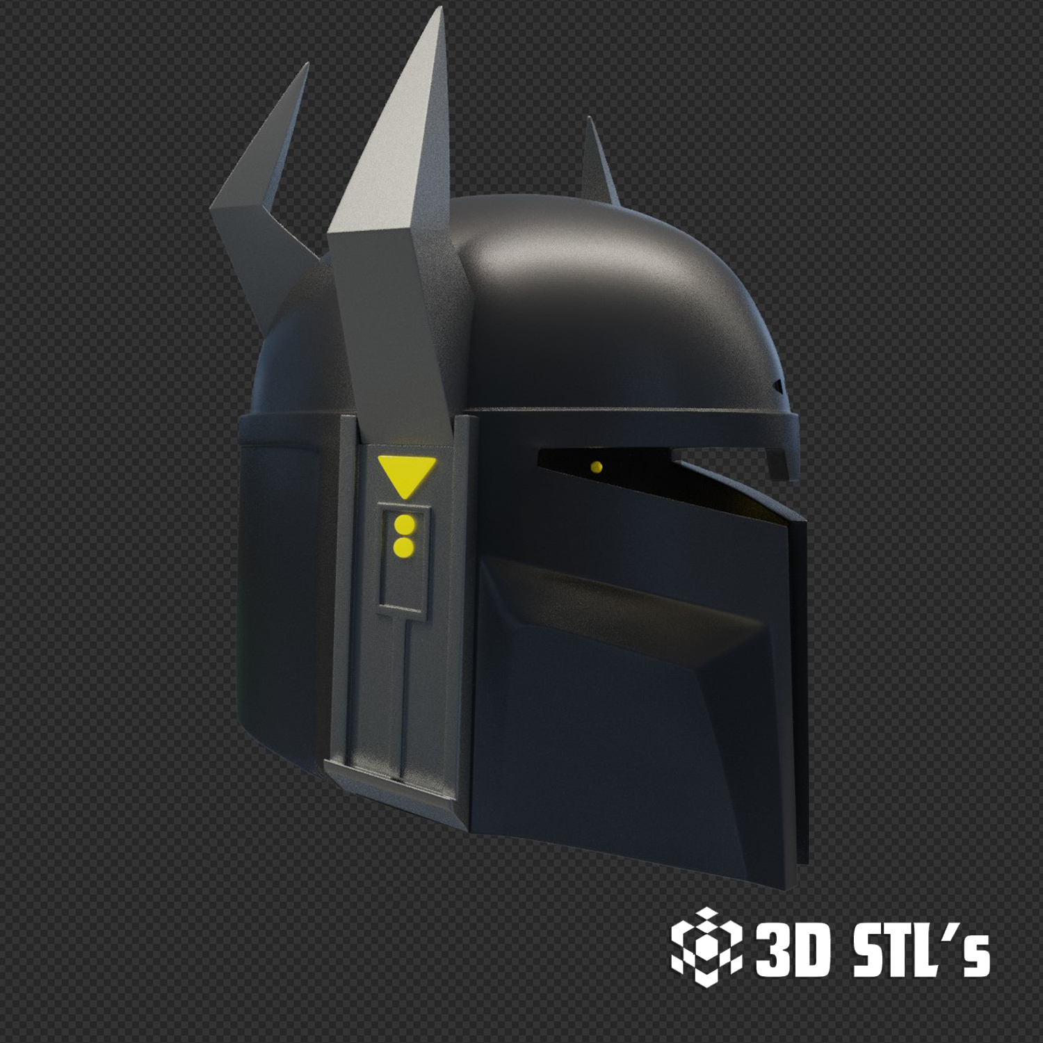 Gar Saxon Helmet STL – 3D print preview 3