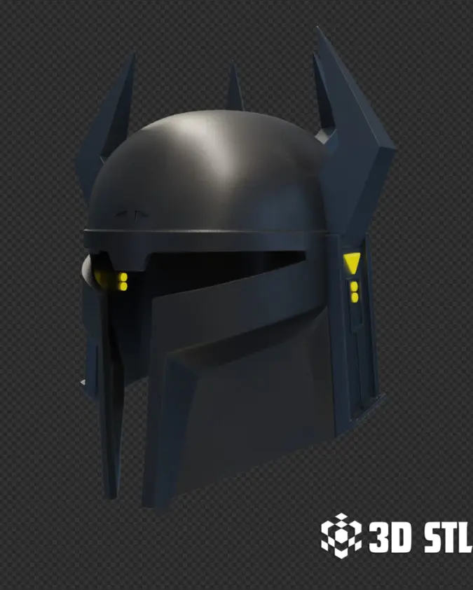 Gar Saxon Helmet STL – Star Wars Mandalorian Cosplay Helmet
