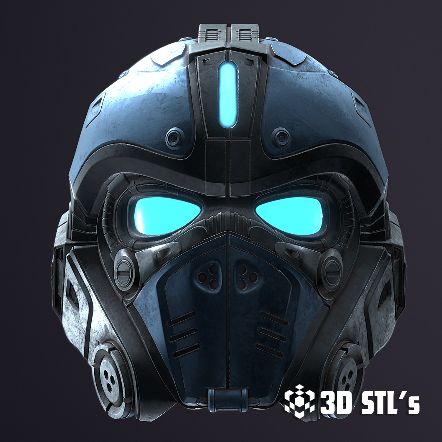 Clayton Carmine Helmet STL – Gears of War COG Cosplay