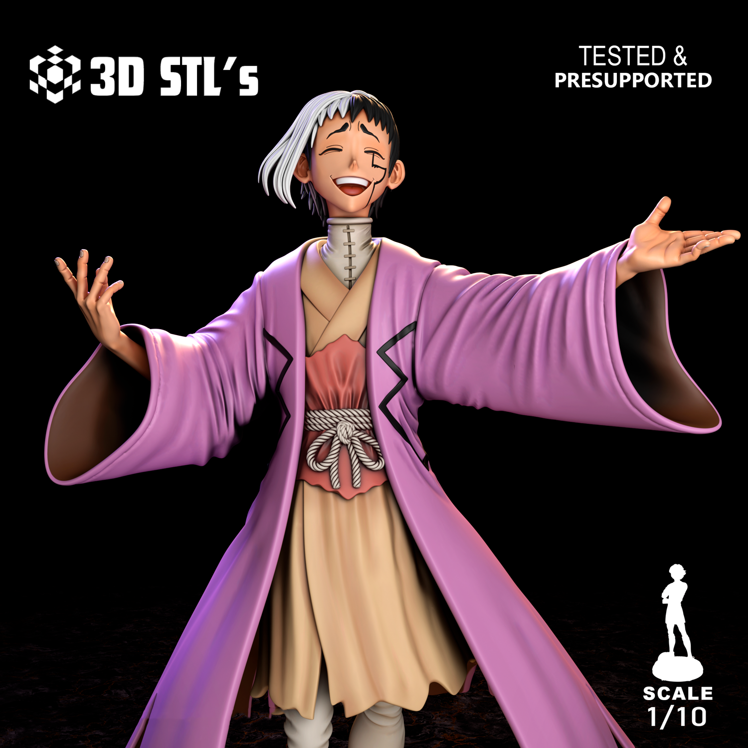 Gen Asagiri STL – 3D print preview 2
