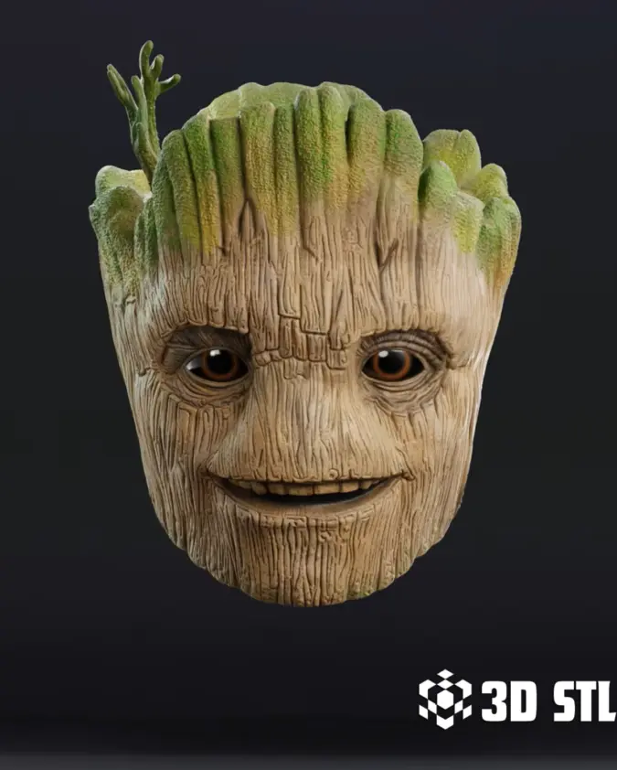 Groot Mask STL – Wearable Guardians of the Galaxy Helmet