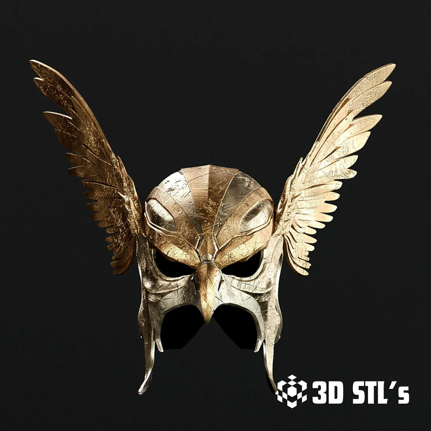 Hawkman Helmet STL – Black Adam Movie Wearable Cosplay