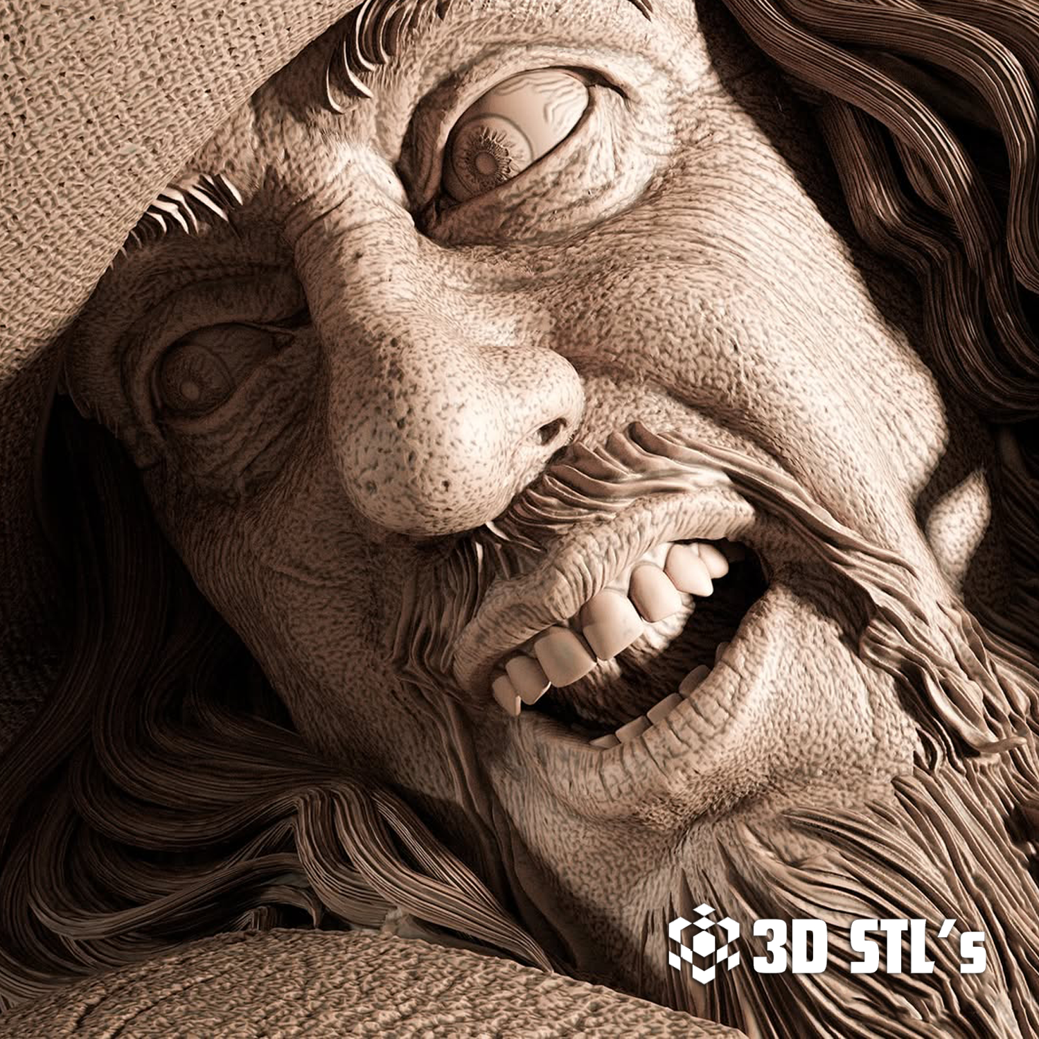 Hector Barbossa STL – 3D print preview 6