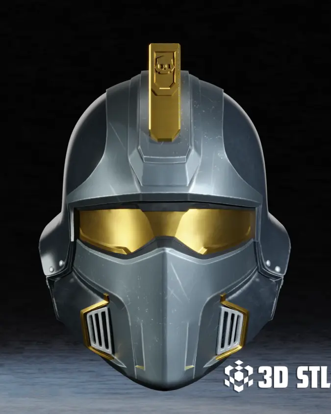 Hero of the Federation Helmet STL – Sci-Fi Soldier Cosplay