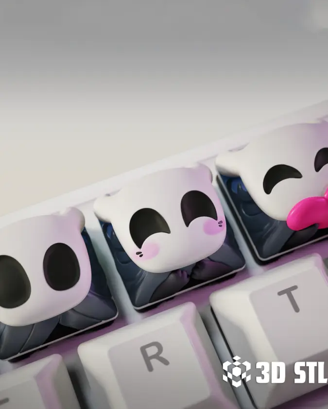 Hollow Knight Keycaps STL – Game-Inspired Keyboard Caps