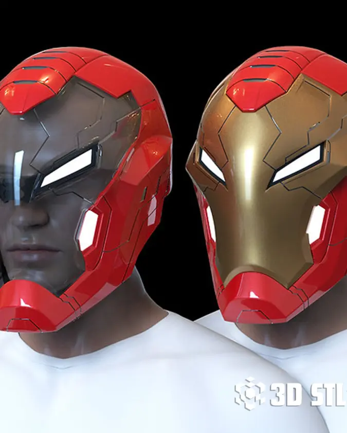 Iron Man Helmet STL – Marvel Rivals Wearable Cosplay Helmet