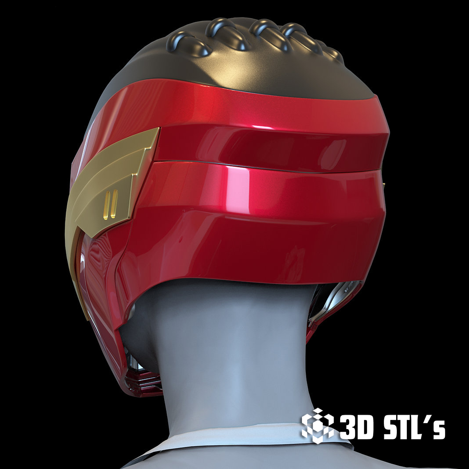 Ironheart Helmet STL – 3D print preview 3