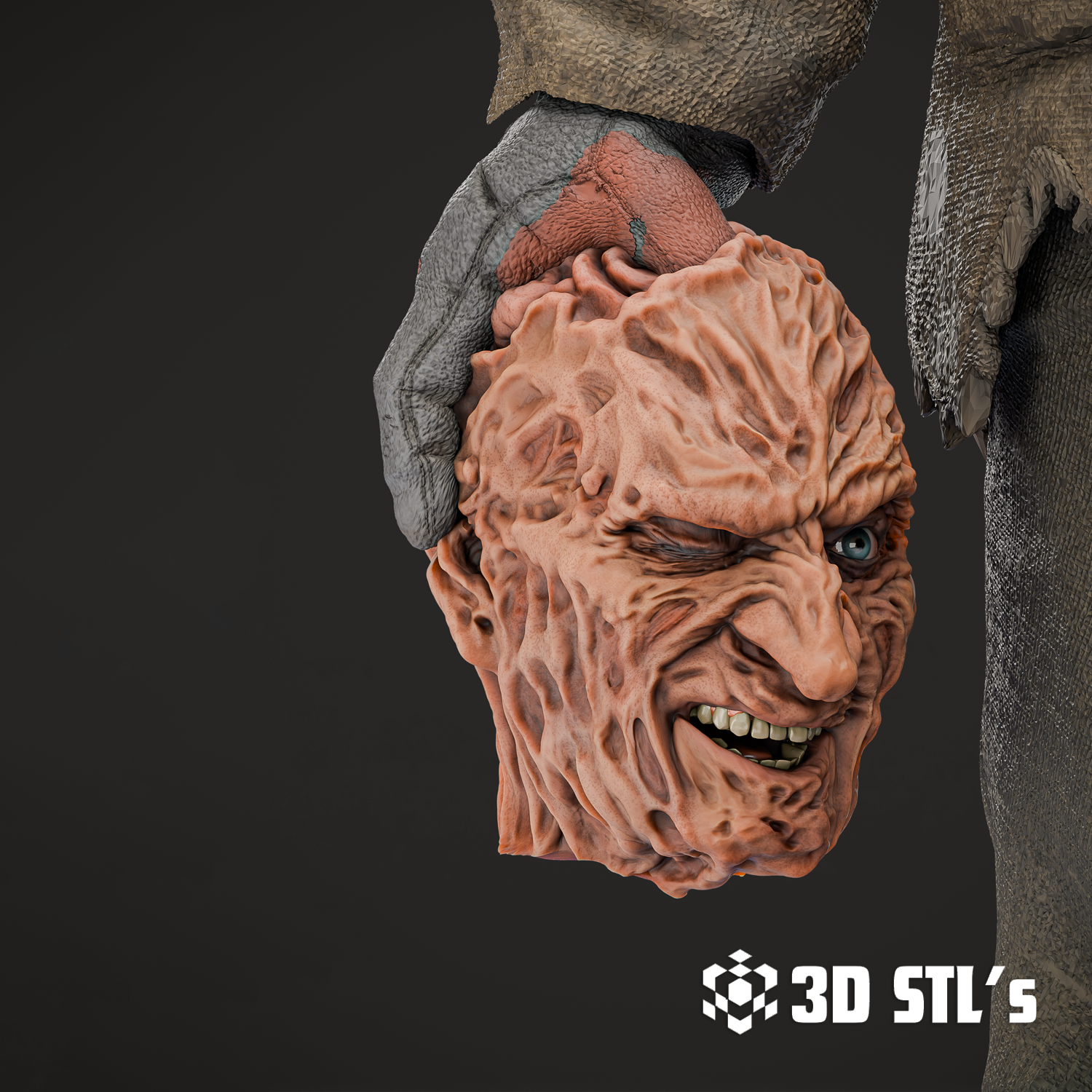 Jason Voorhees STL – 3D print preview 7