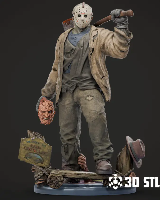 Jason Voorhees STL – Friday the 13th Horror Figure