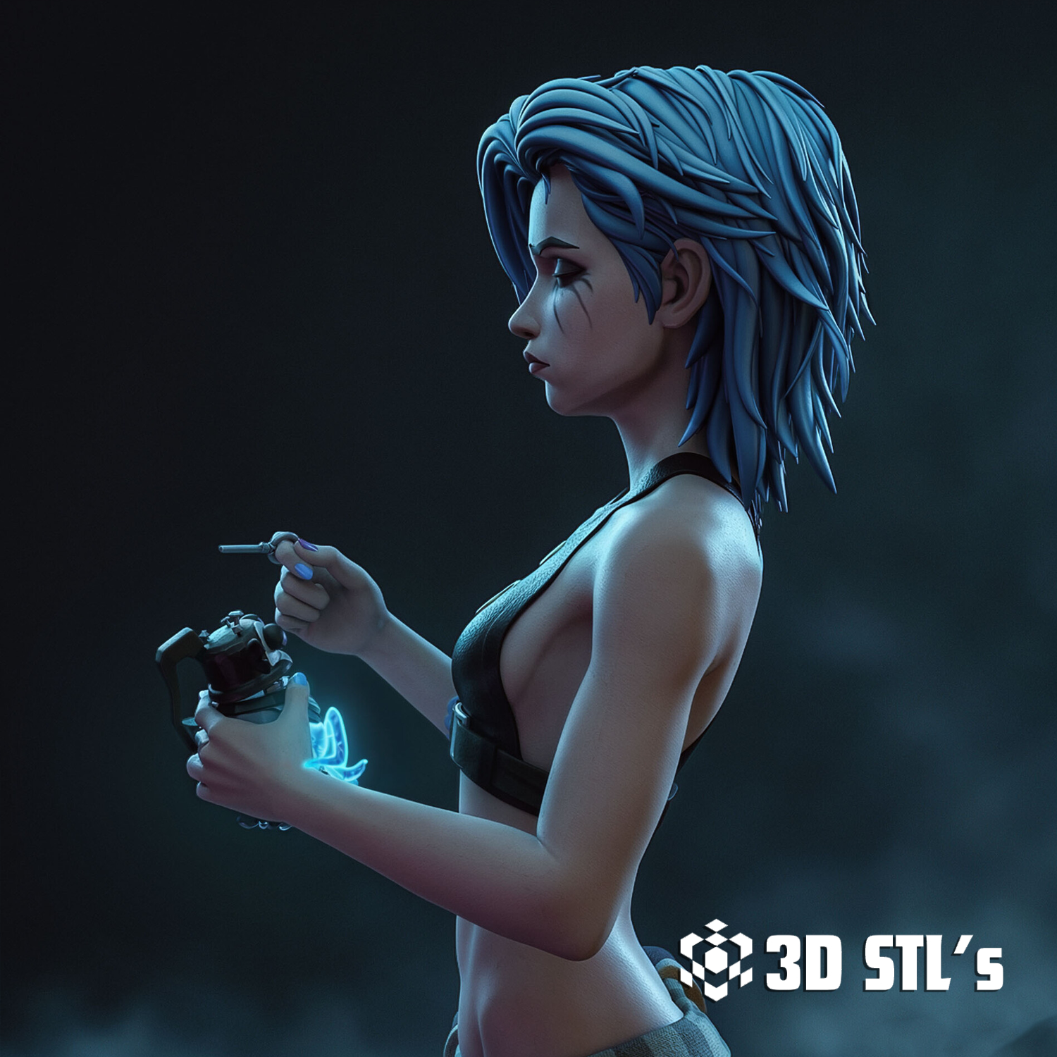 Jinx STL with Lychee Files – 3D print preview 5