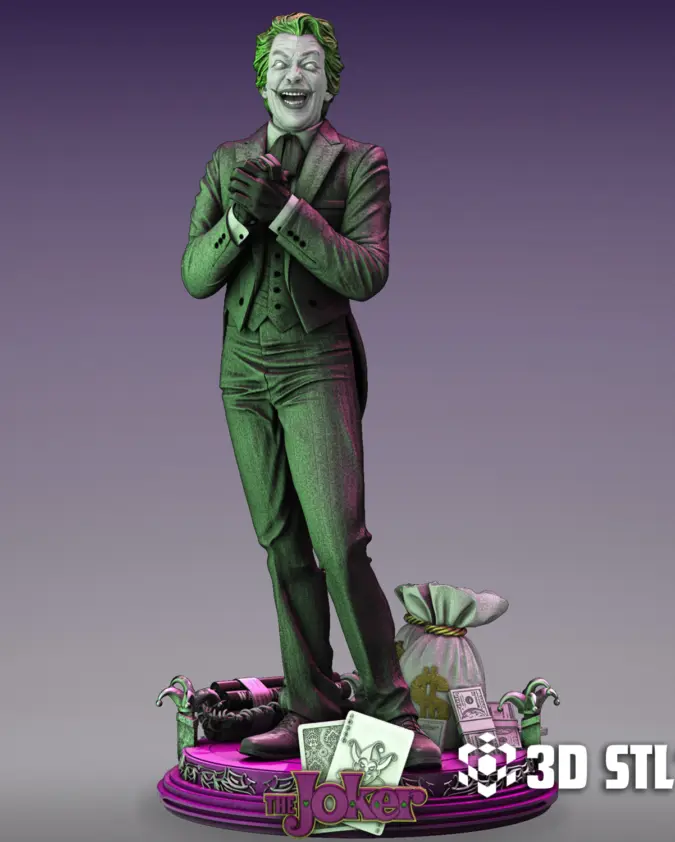 Joker Cesar Romero STL – 1966 Batman TV Series 3D Print