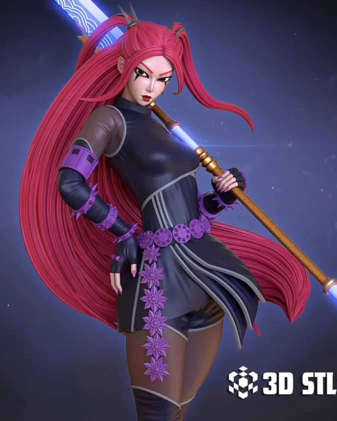 Mira STL – KPop Demon Hunters Figure 3D Print Model